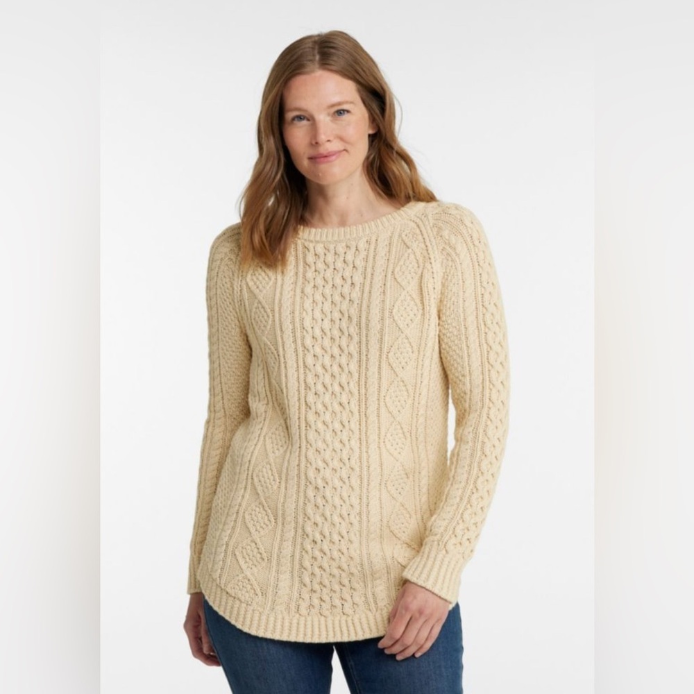 Women's Signature Cotton Fisherman Tunic Sweater S